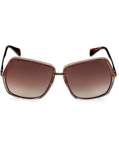 Max Mara 61mm Butterfly Sunglasses - Brown