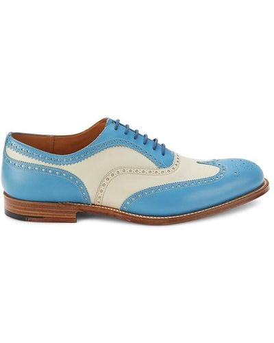 Church's Colorblock Leather Brogues - Blue