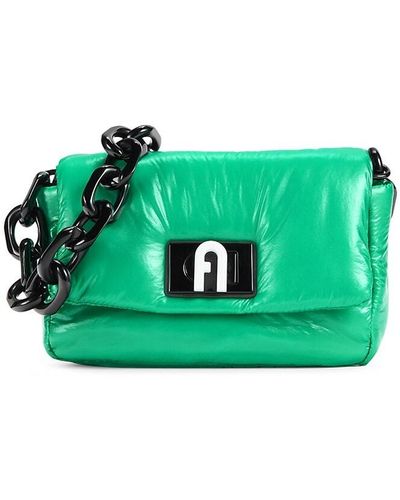 Furla Puff Chain Shoulder Bag - Green