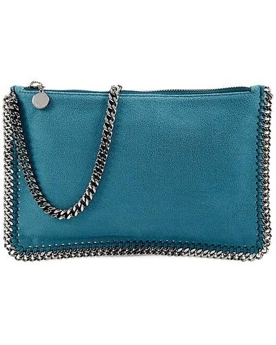Stella McCartney Falabella Vegan Leather Shoulder Bag - Blue