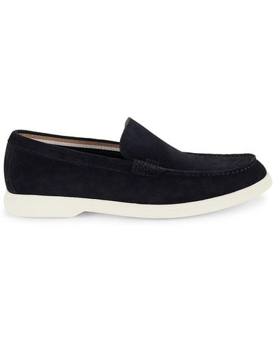 BOSS Sienne Suede Loafers - Black