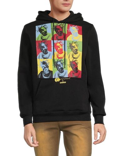 Reason 'Graphic Front Hoodie - Black