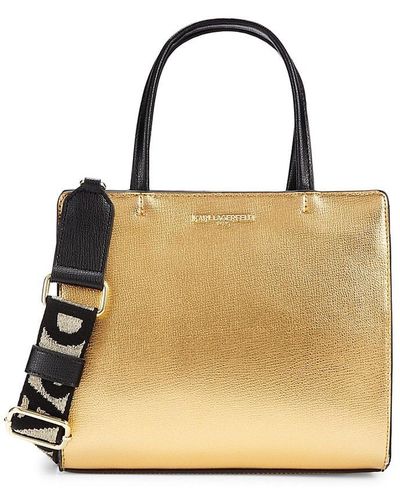 Karl Lagerfeld Maybelle Logo Tote - Natural