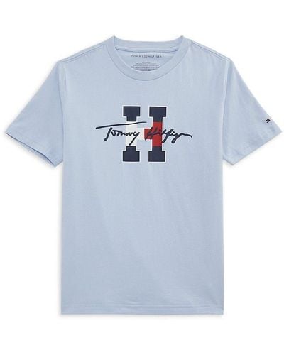 up Sale Short 63% off | t-shirts for Tommy Men to Online Lyst sleeve Hilfiger |