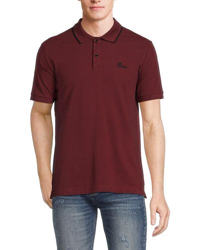 The Kooples Logo Tipped Polo - Red