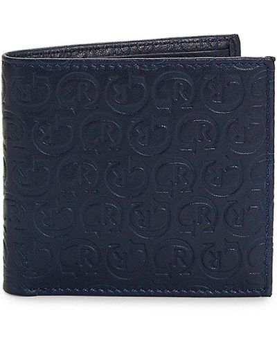 Robert Graham Leather Bi-fold Wallet - Blue