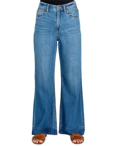 Articles of Society Weho High Rise Wide Leg Jeans - Blue