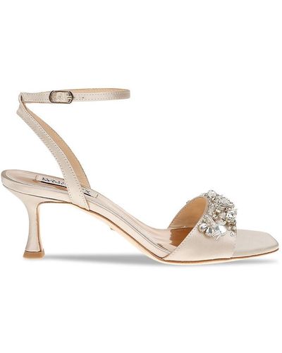 Badgley mischka hyper crystal embellished sandal 2025