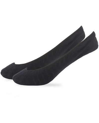 Hue Cotton-blend Sock Liners - Black