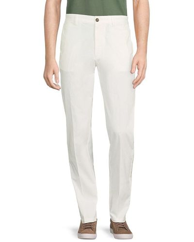 North Sails Flat Front Trousers - White