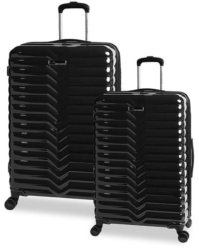 Vince Camuto 2-piece Avery 20-inch & 24-inch Expandable & Hard-sided Spinner Suitcase - Black