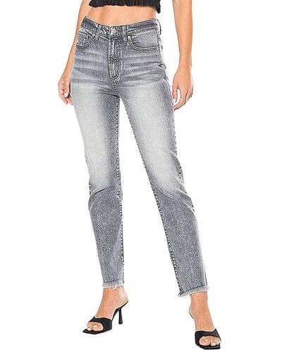 Juicy Couture Venice Faded Wash Whiskered Jeans - Blue