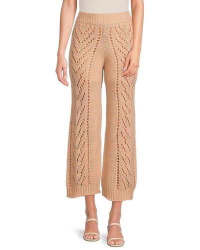 RED Valentino Patterned Knit Trousers - Pink