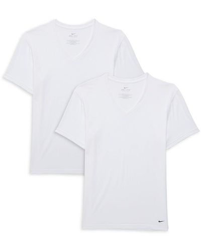 Nike 2-pack Everyday Crewneck Undershirts - White