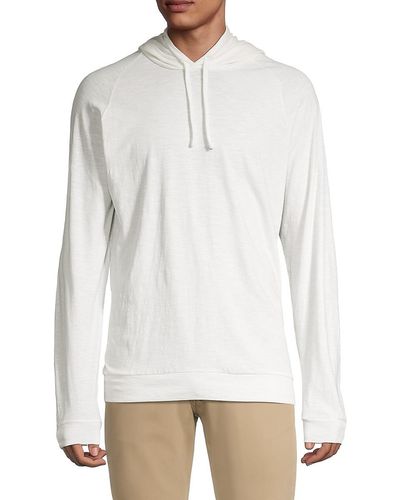 Onia Full-Sleeve Hooded T-Shirt - White