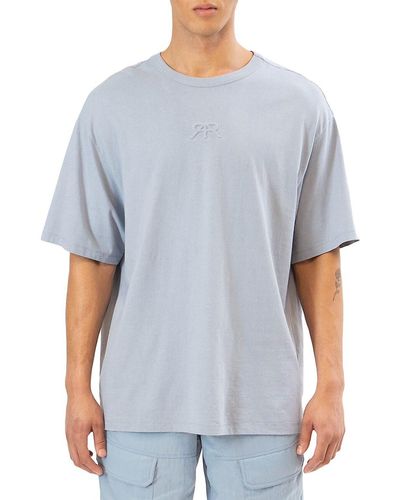 RTA Logo Oversized Fit T Shirt - Blue