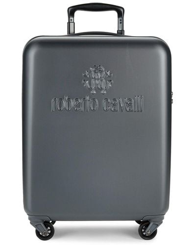 Roberto Cavalli Logo Hardshell Suitcase - Gray