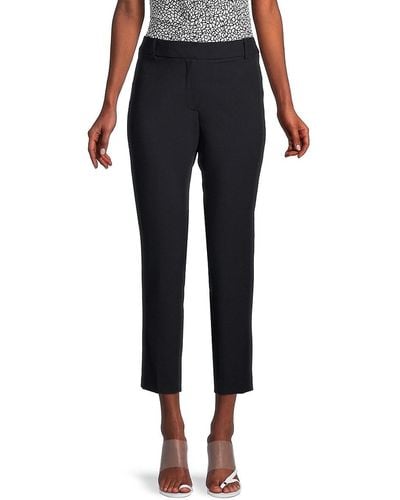 Calvin Klein Recycled Polyester & Rayon Blend Pants - Blue