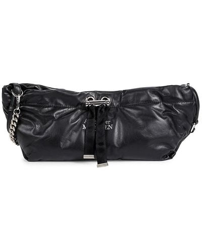 Alexander McQueen Leather Shoulder Bag - Black