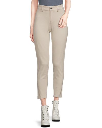 Calvin Klein Solid Trousers - Natural