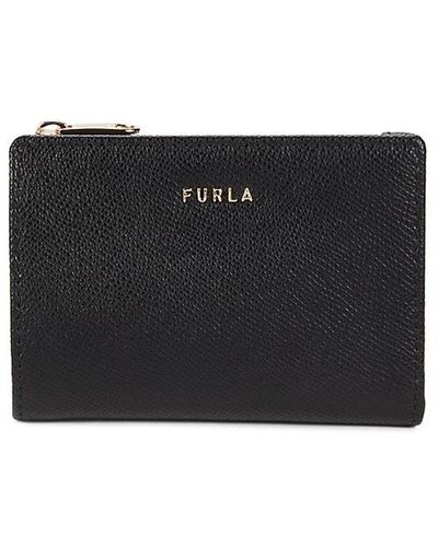 Furla Classic Bifold Leather Wallet - Black