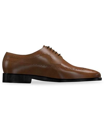 Nettleton James Leather Longwing Dress Shoes - Brown