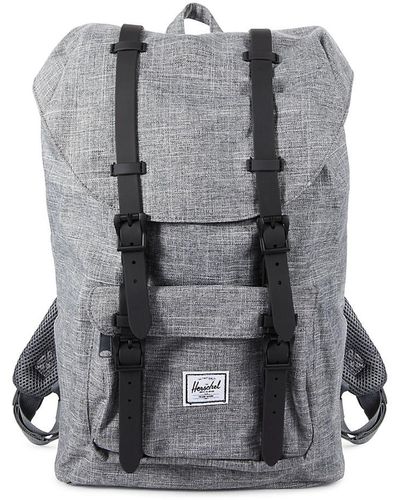 Herschel Supply Co. Little America Mid Volume Flap Backpack - Grey