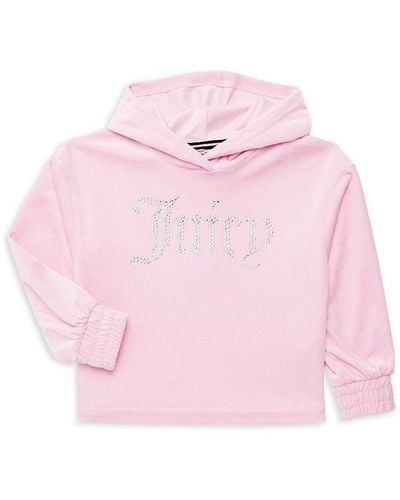 Juicy Couture Little Girl's Velour Hoodie - Pink