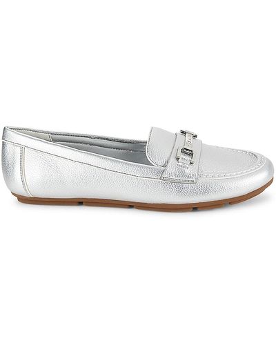 Calvin Klein Apron Toe Loafers - White