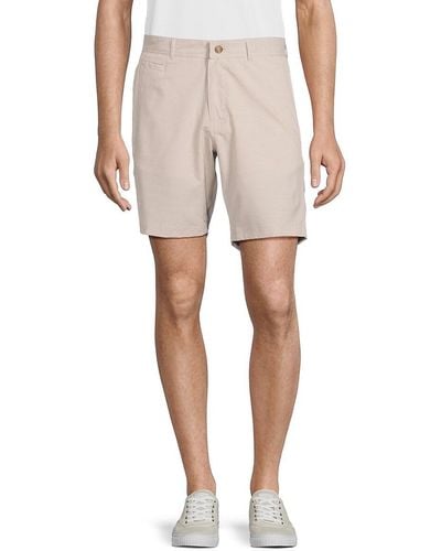 Tailorbyrd Textured Performance Shorts - Natural