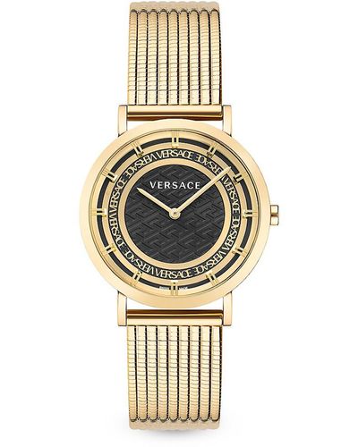 Versace New Generation 36mm Stainless Steel Bracelet Watch - Metallic