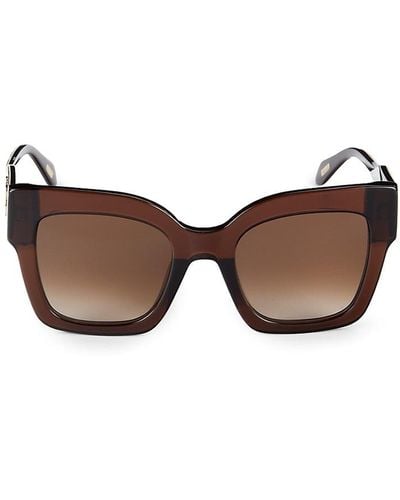 Just Cavalli 52Mm Square Sunglasses - Brown