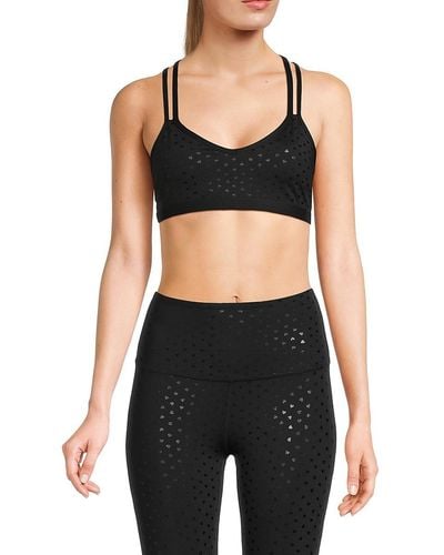 Beyond Yoga Crisscross Back Sports Bra - Black