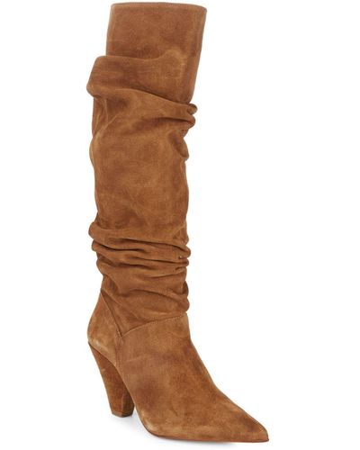 Saks Fifth Avenue Tall Slouch Boots - Brown