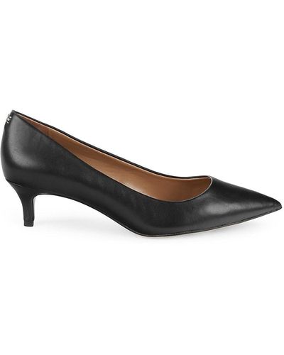 Sam Edelman Dori Kitten Heel Court Shoes - Black