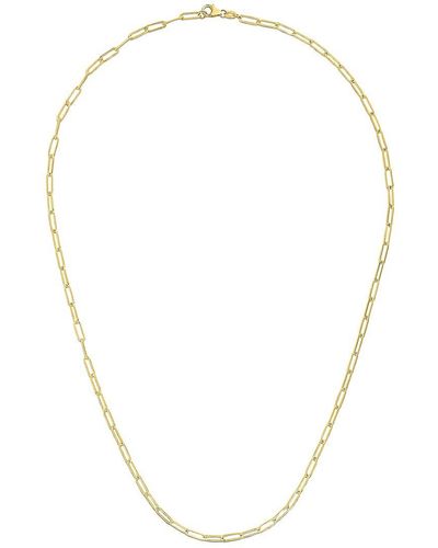 Saks Fifth Avenue Saks Fifth Avenue 14K Paper Clip Chain Necklace - White