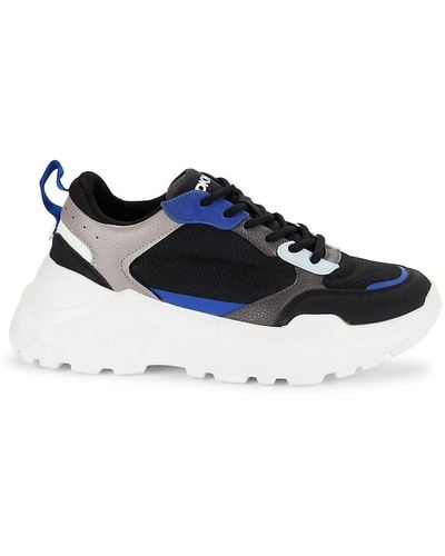 DKNY Contrast Sole Chunky Trainers - Blue