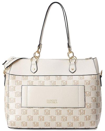 Natural Badgley Mischka Tote bags for Women | Lyst