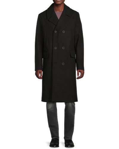 Cole haan men's store wool blend coat