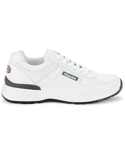 Church's Logo Leather Sneakers - White