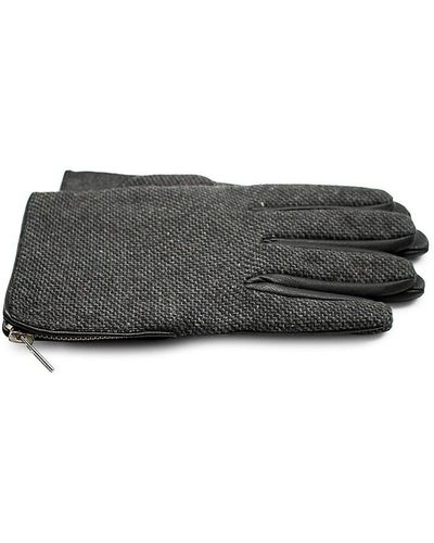 Portolano Zipper Short Gloves - Black