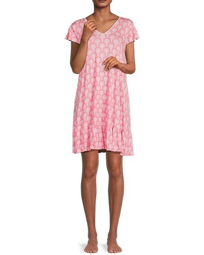 Tommy Bahama 'Tiered Mini Shift Dress - Pink