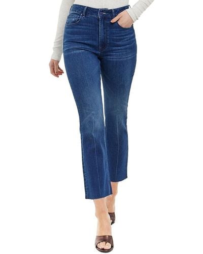 Articles of Society Halle High Rise Cropped Ankle Jeans - Blue