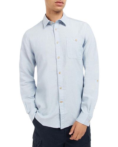 Barbour Ruthwell Chambray Button-up - Blue