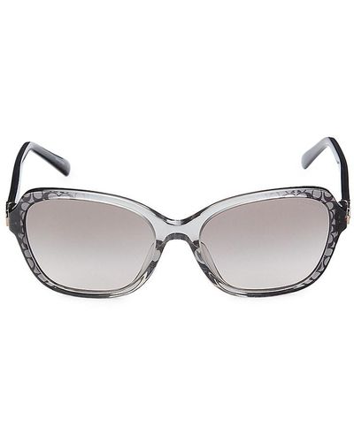 COACH 0hc8349u 56mm Square Sunglasses - Gray