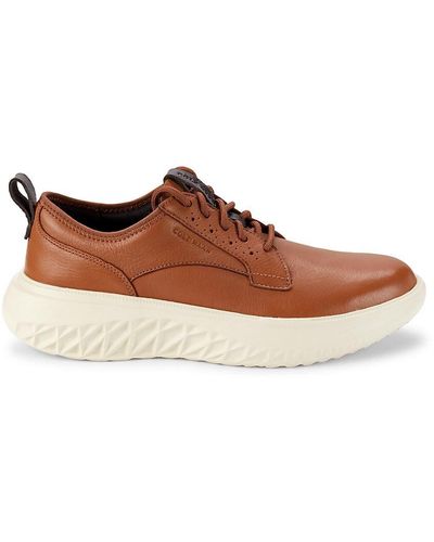 Cole Haan Colorblock Leather Sneakers - Brown