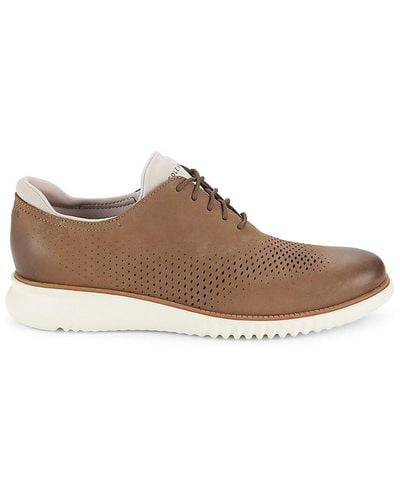 Cole Haan 2.zerogrand Laser Wingtip Oxford Shoes - Brown