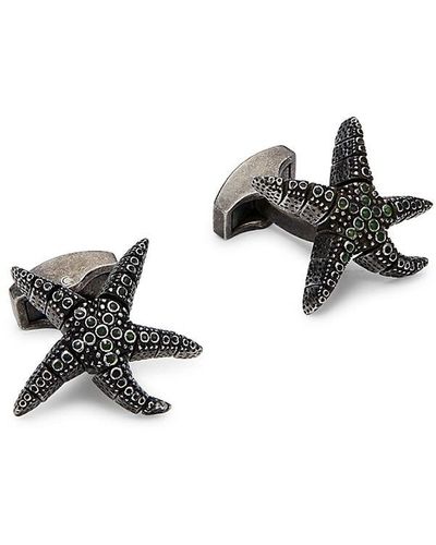 Tateossian Oxidized Starfish Cufflinks - Multicolor
