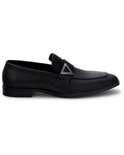 Guess Logo Slip-on Shoes - Black