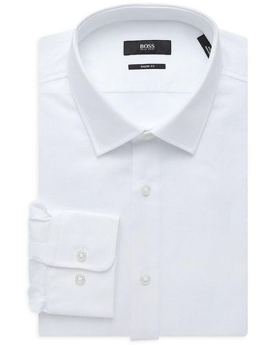 BOSS by HUGO BOSS Marley Sharp-fit Dress Shirt - White